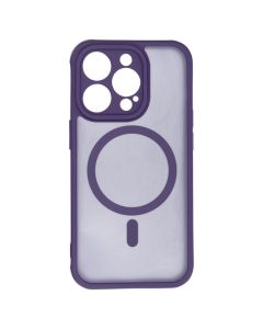 Full Matte Mag Cover MagSafe Hybrid Case Purple (iPhone 15 Pro) - MT82322