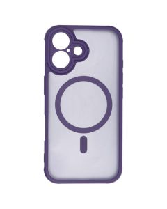 Full Matte Mag Cover MagSafe Hybrid Case Purple (iPhone 16)