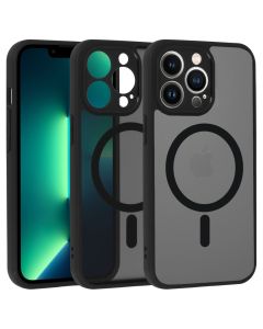 Full Matte Mag Cover MagSafe Hybrid Case Matte Black (iPhone 13 Pro) - MT79258
