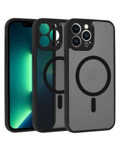 Full Matte Mag Cover MagSafe Hybrid Case Matte Black (iPhone 13 Pro Max)