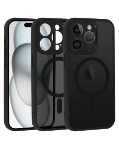 Full Matte Mag Cover MagSafe Hybrid Case Matte Black (iPhone 14 Pro) - MT79266