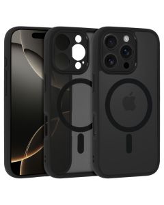 Full Matte Mag Cover MagSafe Hybrid Case Matte Black (iPhone 15 Pro Max) - MT79268