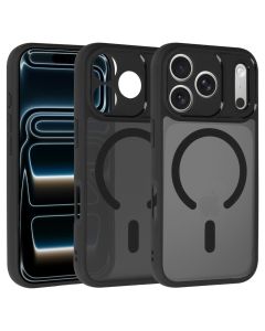 Full Matte Mag Cover MagSafe Hybrid Case Matte Black (iPhone 17 Pro Max)