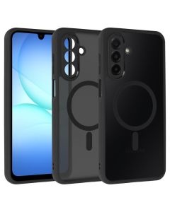Full Matte Mag Cover MagSafe Hybrid Case Matte Black (Samsung Galaxy A17 4G / 5G) - MT79881