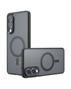 Full Matte Mag Cover MagSafe Hybrid Case Matte Black (Samsung Galaxy S25 Edge) - MT79285