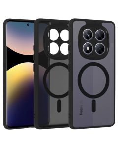 Full Matte Mag Cover MagSafe Hybrid Case Black (Xiaomi Redmi Note 15 Pro 4G) - MT83452