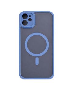 Full Matte Mag Cover MagSafe Hybrid Case Blue (iPhone 12) - MT82307