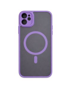 Full Matte Mag Cover MagSafe Hybrid Case Purple (iPhone 12) - MT82305
