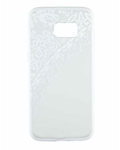 Fusion Σκληρή Θήκη με TPU Bumper Lace Design - White / Clear (Samsung Galaxy S7)
