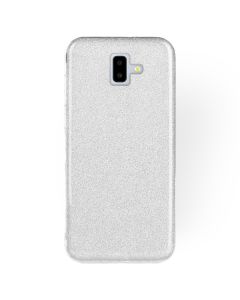 Forcell Glitter Shine Cover Hard Case Silver (Samsung Galaxy J6 Plus 2018)