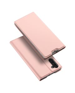 DUX DUCIS SkinPro Wallet Case Θήκη Πορτοφόλι με Stand - Rose Gold (Samsung Galaxy Note 10)