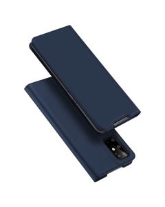 DUX DUCIS SkinPro Wallet Case Θήκη Πορτοφόλι με Stand - Navy Blue (Samsung Galaxy S20 Plus)