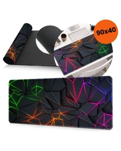 Gaming Mouse Pad (90x40cm) - Geometric