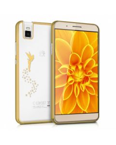 KWmobile Electro Bumper Silicone Case Slim Fit Fairy (37716.21) Θήκη Σιλικόνης Gold (Huawei Shot X / Huawei Honor 7i)
