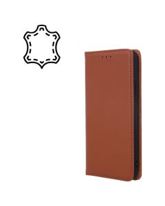 Forcell Smart Pro Leather Book Case Θήκη Πορτοφόλι με Stand - Brown (iPhone 16 Pro)