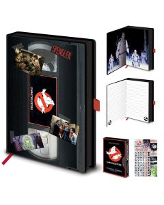 Ghostbusters (VHS) Premium A5 Notebook Σημειωματάριο Ριγέ