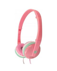 GJBY Audio Headphones (GJ-04) Παιδικά Ακουστικά 3.5mm με Καλώδιο 1.2m - Pink
