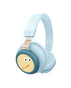 GJBY Wireless Headphones Dinosaur (CA-030) Ασύρματα Ακουστικά Bluetooth - Mint