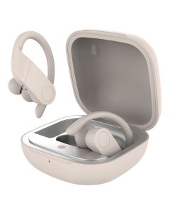 GJBY TWS-08 Wireless Bluetooth Stereo Earbuds Ασύρματα Ακουστικά - Beige
