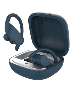 GJBY TWS-08 Wireless Bluetooth Stereo Earbuds Ασύρματα Ακουστικά - Navy Blue