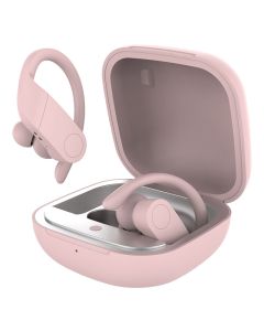 GJBY TWS-08 Wireless Bluetooth Stereo Earbuds Ασύρματα Ακουστικά - Pink