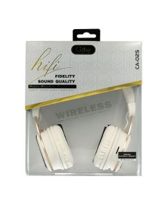 GJBY Wireless Headphones (CA-025) Ασύρματα Ακουστικά Bluetooth - White