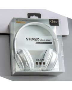 GJBY Wireless Headphones (CA-026) Ασύρματα Ακουστικά Bluetooth - White
