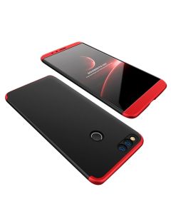 GKK Luxury 360° Full Cover Case Black / Red (Huawei Honor 7X)