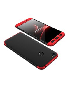 GKK Luxury 360° Full Cover Case Black / Red (Xiaomi Redmi Note 5A Prime)