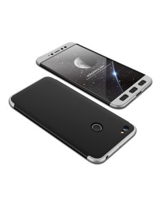 GKK Luxury 360° Full Cover Case Black / Silver (Xiaomi Redmi Note 5A Prime)