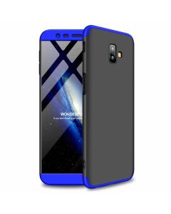GKK Luxury 360° Full Cover Case Black / Blue (Samsung Galaxy J6 Plus 2018)