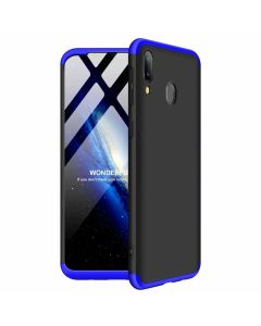 GKK Luxury 360° Full Cover Case Black / Blue (Samsung Galaxy A40)