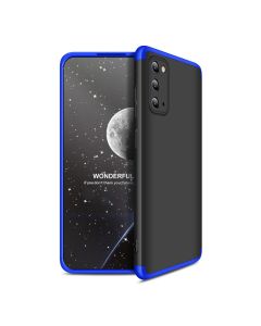 GKK Luxury 360° Full Cover Case Black / Blue (Samsung Galaxy S20)