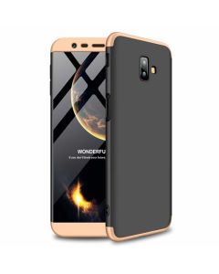 GKK Luxury 360° Full Cover Case Black / Gold (Samsung Galaxy J6 Plus 2018)