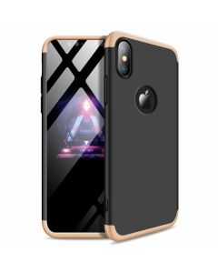 GKK Luxury 360° Full Cover Case Black / Gold (iPhone Xs Max)
