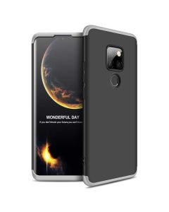 GKK Luxury 360° Full Cover Case Black / Silver (Huawei Mate 20)