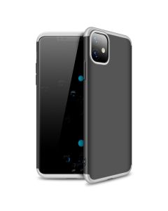 GKK Luxury 360° Full Cover Case Black / Silver (iPhone 11 Pro)