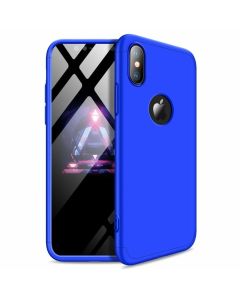 GKK Luxury 360° Full Cover Case Blue (iPhone XR)
