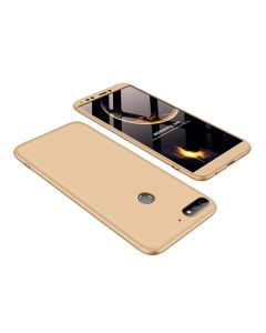 GKK Luxury 360° Full Cover Case Gold (Huawei Y7 Prime 2018)
