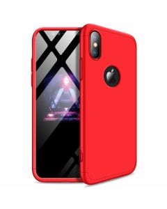 GKK Luxury 360° Full Cover Case Red (iPhone Xs Max)