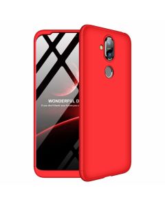 GKK Luxury 360° Full Cover Case Red (Nokia 8.1 / X7)