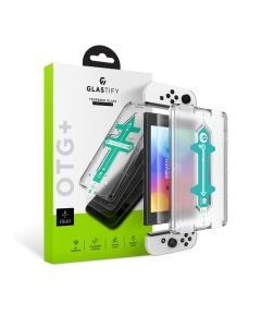 GLASTIFY OTG+ Premium Tempered Glass 2-Pack (Nintendo Switch OLED)