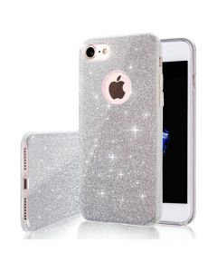 Glitter Shine Cover Hard Case Silver (iPhone 16e / 17e)