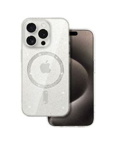 Glitter Magsafe Case Θήκη Σιλικόνης Συμβατή με MagSafe - Clear (Samsung Galaxy S25)