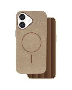 Glitter Thin Mag Case Θήκη Σιλικόνης Συμβατή με MagSafe - Brown (iPhone 16e / 17e)