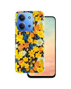 Glow Glam TPU Silicone Case Θήκη - Orange Floral (Xiaomi Redmi 15 4G / 5G)