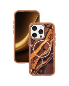Golden Autumn Mag Case Θήκη Συμβατή με MagSafe - Brown (iPhone 14 Pro) - MT84548