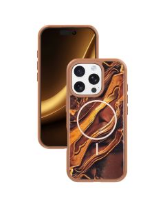 Golden Autumn Mag Case Θήκη Συμβατή με MagSafe - Brown (iPhone 16 Pro) - MT84558