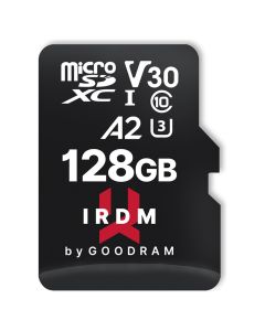 Goodram IRDM M2AA MicroSD 128gb Class 10 UHS-1 UHS I U3 V30 A2 170MB/s + Adapter