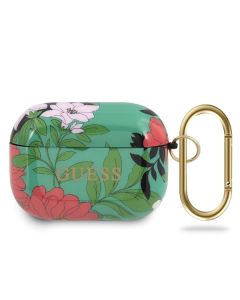 Guess GUACAPTPUBKFL01 Silicone Protective Case για τα Apple AirPods Pro - N.1 Flower Collection